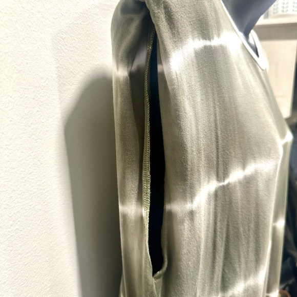 Melloday Olive Tie-Dye Tunic Medium - Picture 3 of 9